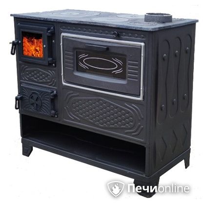 Отопительно-варочная печь МастерПечь ПВ-05С с духовым шкафом, 8.5 кВт в Каменске-Уральском